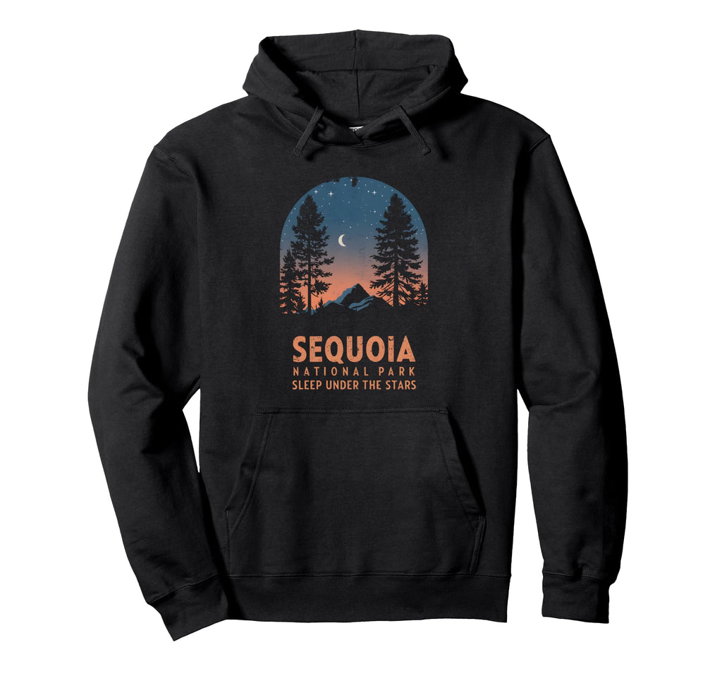 Sequoia National Park Nightlife Hoodie - Fun Novelty Design Unisex - T-Shirt, Sweatshirt, Hoodie