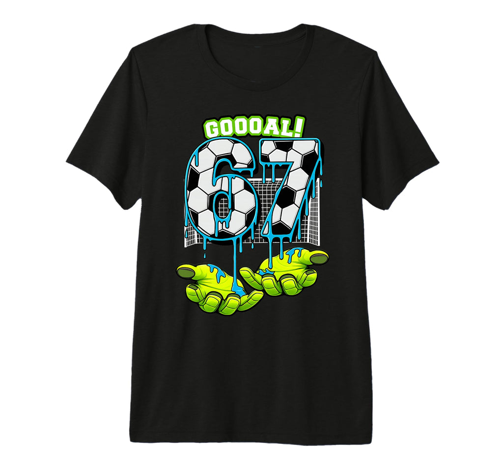 Soccer 67 Six Seven Funny Gen Alpha T-Shirt - Graphic Print for Adults - T-Shirt, Sweatshirt, Hoodie