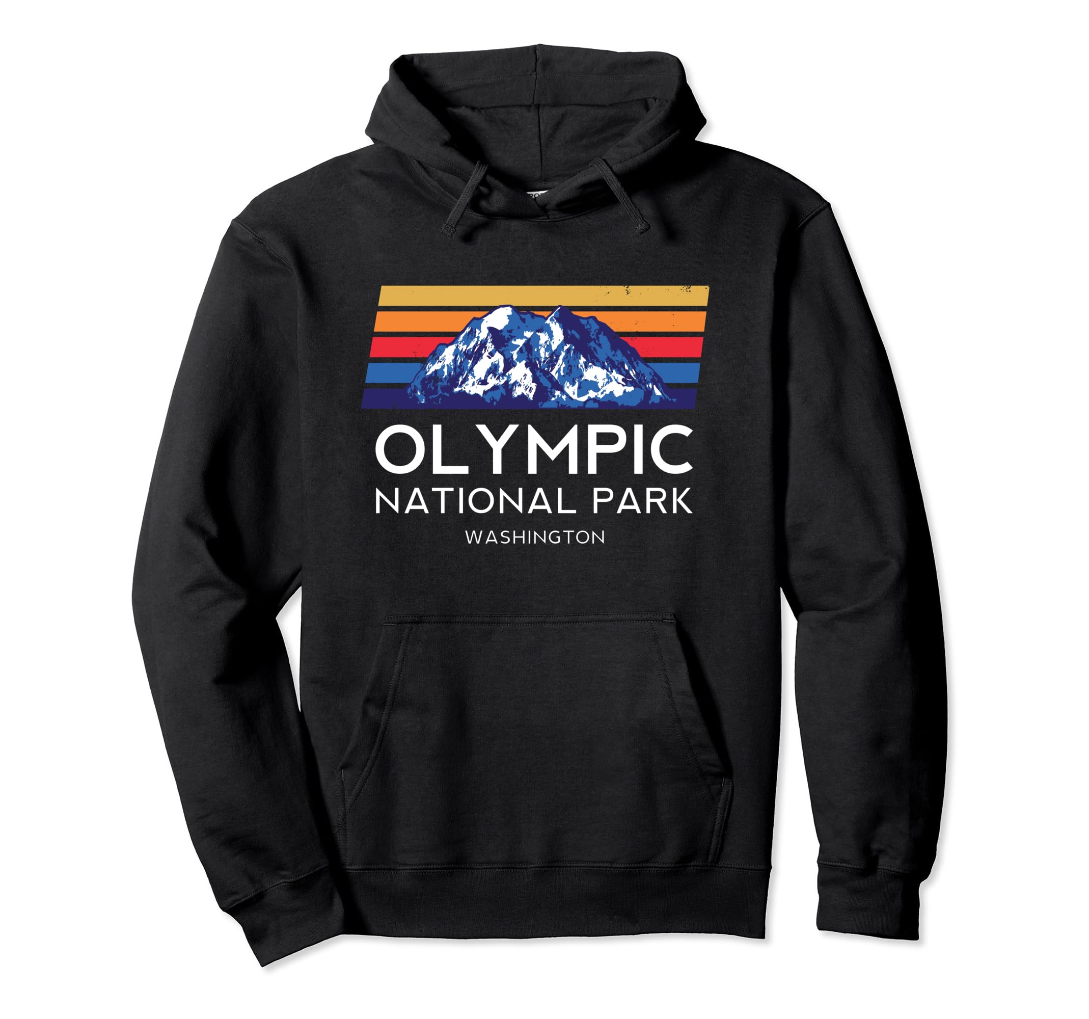 Olympic National Park Washington Hiking Hoodie - Trendy Graphic for Adults - T-Shirt, Sweatshirt, Hoodie