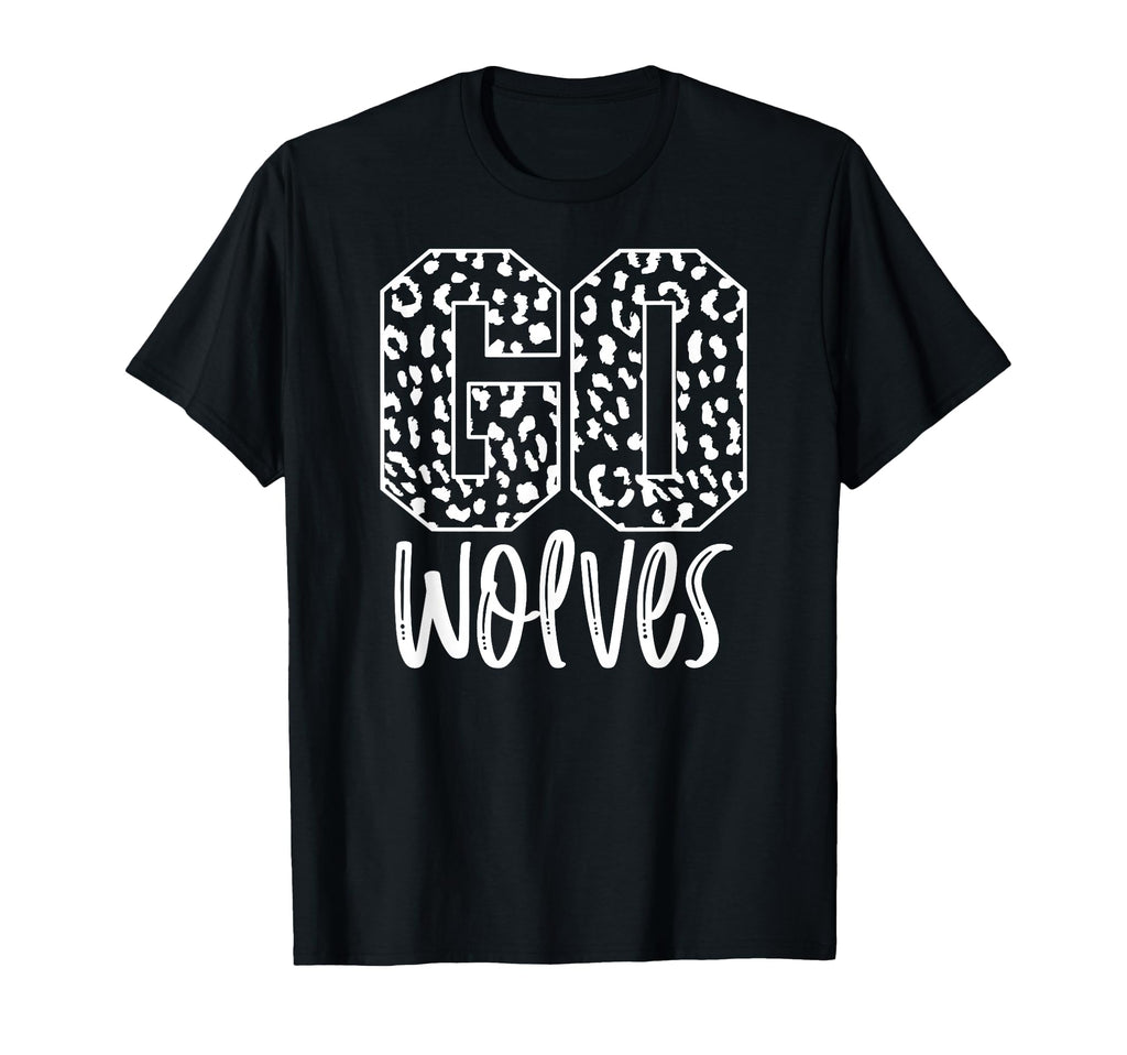 Wolves Team Mascot School Spirit Game T-Shirt - Trendy Graphic for Adults - T-Shirt, Sweatshirt, Hoodie