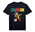 Dabbing Dog Cameroon Soccer Fans T-Shirt - Casual Everyday Wear Men Women - T-Shirt, Sweatshirt, Hoodie