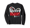 Soccer Nanny Heart Grandma Nanny Sweatshirt - Aesthetic Graphic for Adults - T-Shirt, Sweatshirt, Hoodie