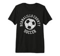 Bernalillo County Soccer Distressed T-Shirt - Novelty Apparel Men Women - T-Shirt, Sweatshirt, Hoodie