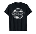 Soccer Aunt Family Matching Team Player T-Shirt - Graphic Print Unisex - T-Shirt, Sweatshirt, Hoodie