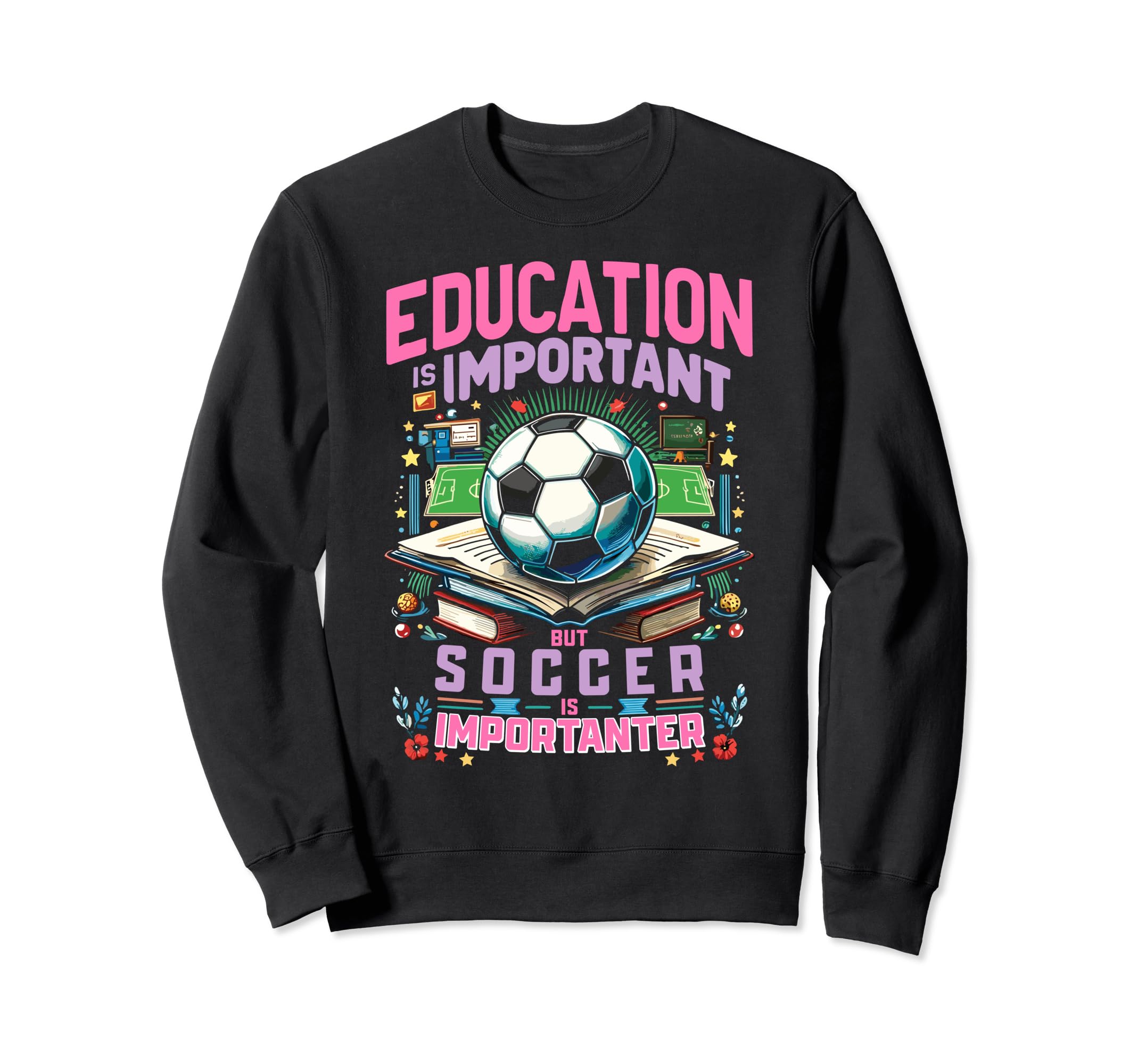 Soccer Lover Soccer Sweatshirt - Casual Everyday Wear for Adults - T-Shirt, Sweatshirt, Hoodie