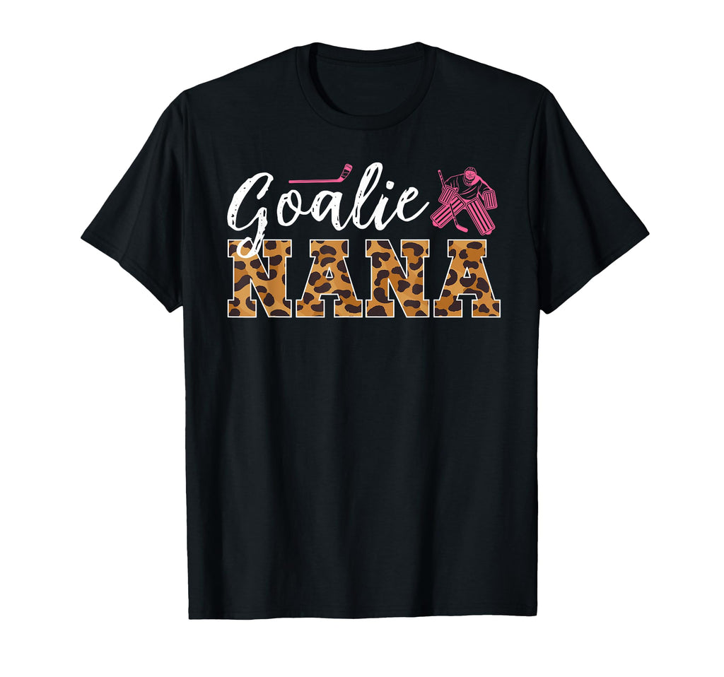 Ice Hockey Goalie Nana Hockey Keeper T-Shirt - Minimalist Print for Adults - T-Shirt, Sweatshirt, Hoodie