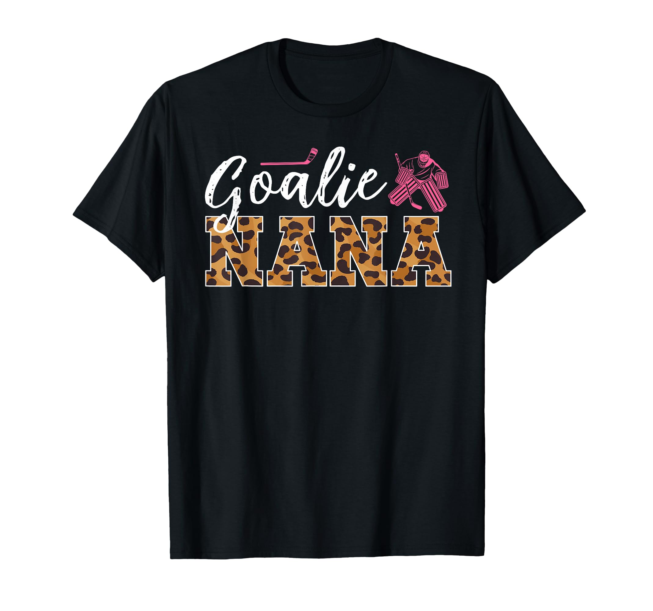 Ice Hockey Goalie Nana Hockey Keeper T-Shirt - Minimalist Print for Adults - T-Shirt, Sweatshirt, Hoodie