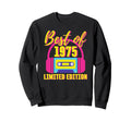 48Th Birthday Best 1975 Cassette Sweatshirt - Novelty Apparel Men Women - T-Shirt, Sweatshirt, Hoodie