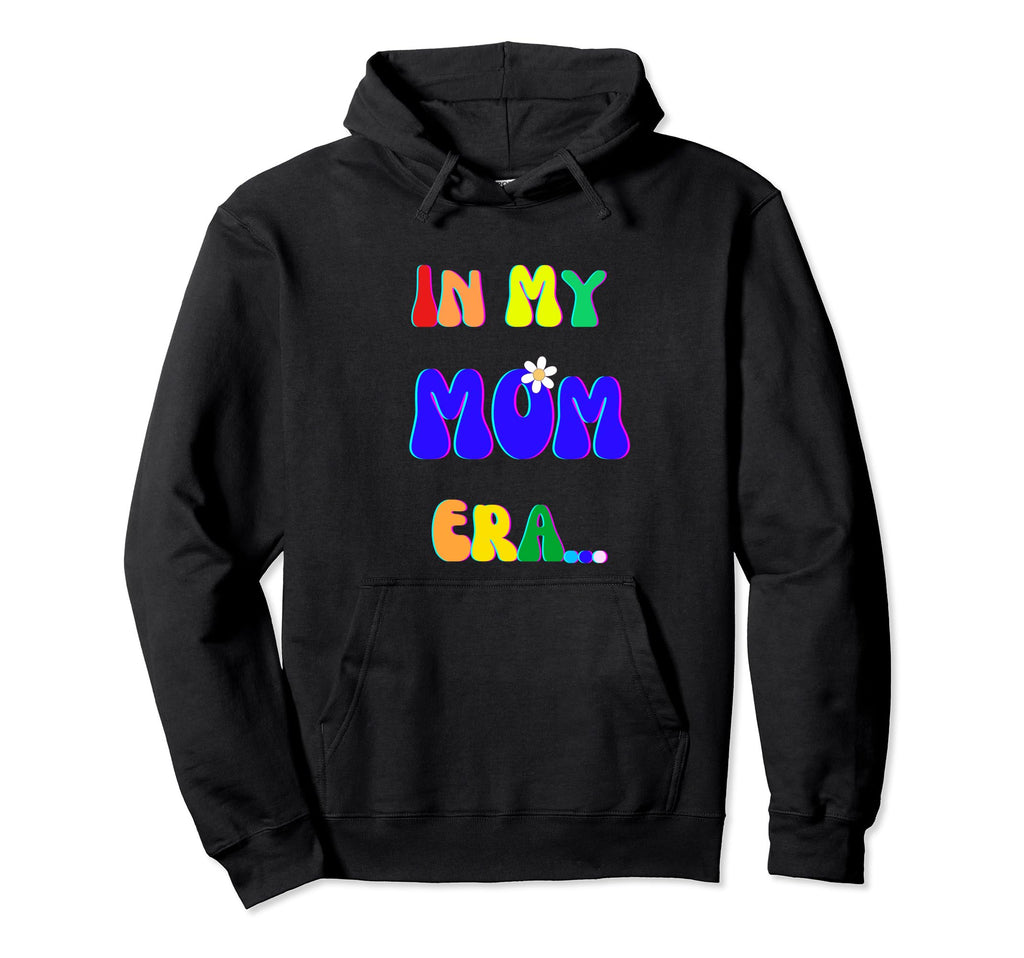 My Mom Era 1980S Bubble Letter Hoodie - Minimalist Print Men Women - T-Shirt, Sweatshirt, Hoodie
