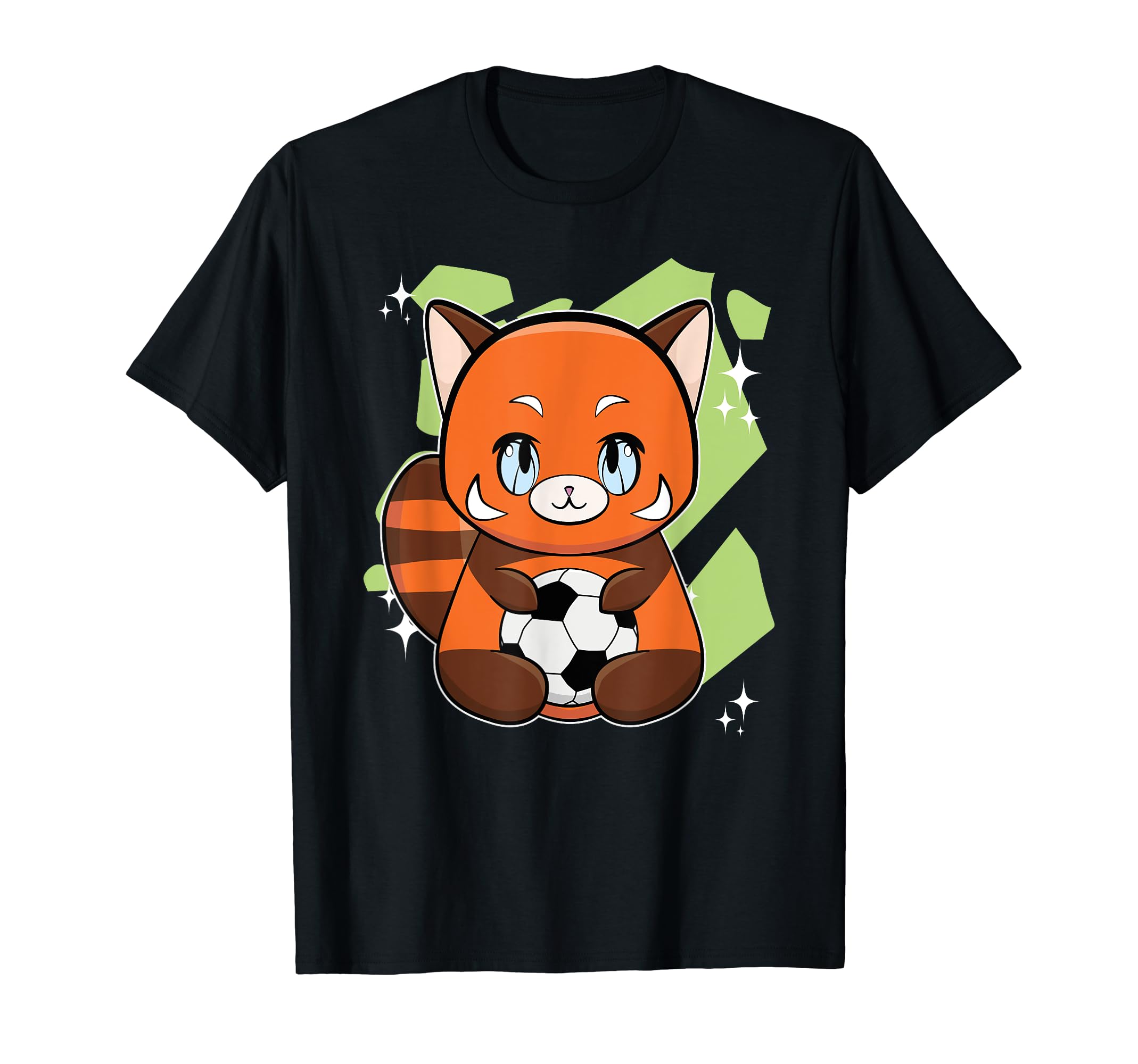 Red Panda Playing Soccer T-Shirt - Trendy Graphic for Adults - T-Shirt, Sweatshirt, Hoodie