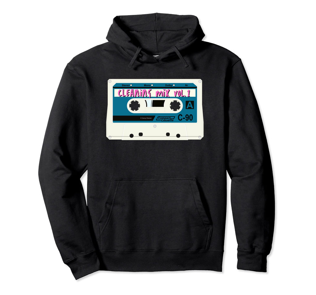 Cleaning Mix Cassette Tape Volume 1 Hoodie - Streetwear Style Unisex - T-Shirt, Sweatshirt, Hoodie