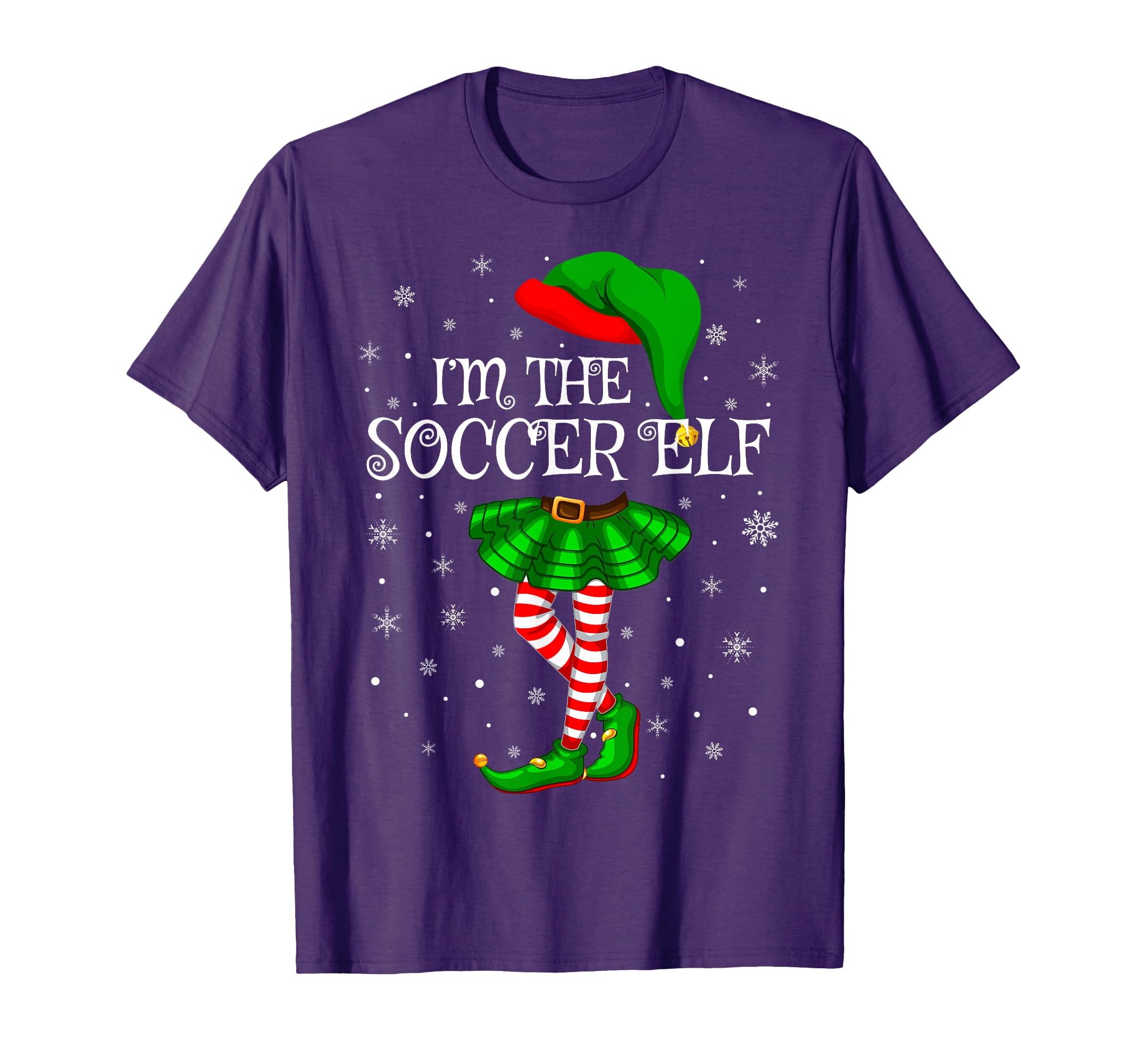 Family Matching Im Soccer Elf T-Shirt - Fun Novelty Design Men Women - T-Shirt, Sweatshirt, Hoodie
