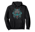 Octopus Traditional Tattoo Flash Hoodie - Casual Everyday Wear Unisex - T-Shirt, Sweatshirt, Hoodie
