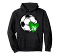 Womens Custom Soccer Mom 26 Heart Mom Hoodie - Custom Art Print Unisex - T-Shirt, Sweatshirt, Hoodie