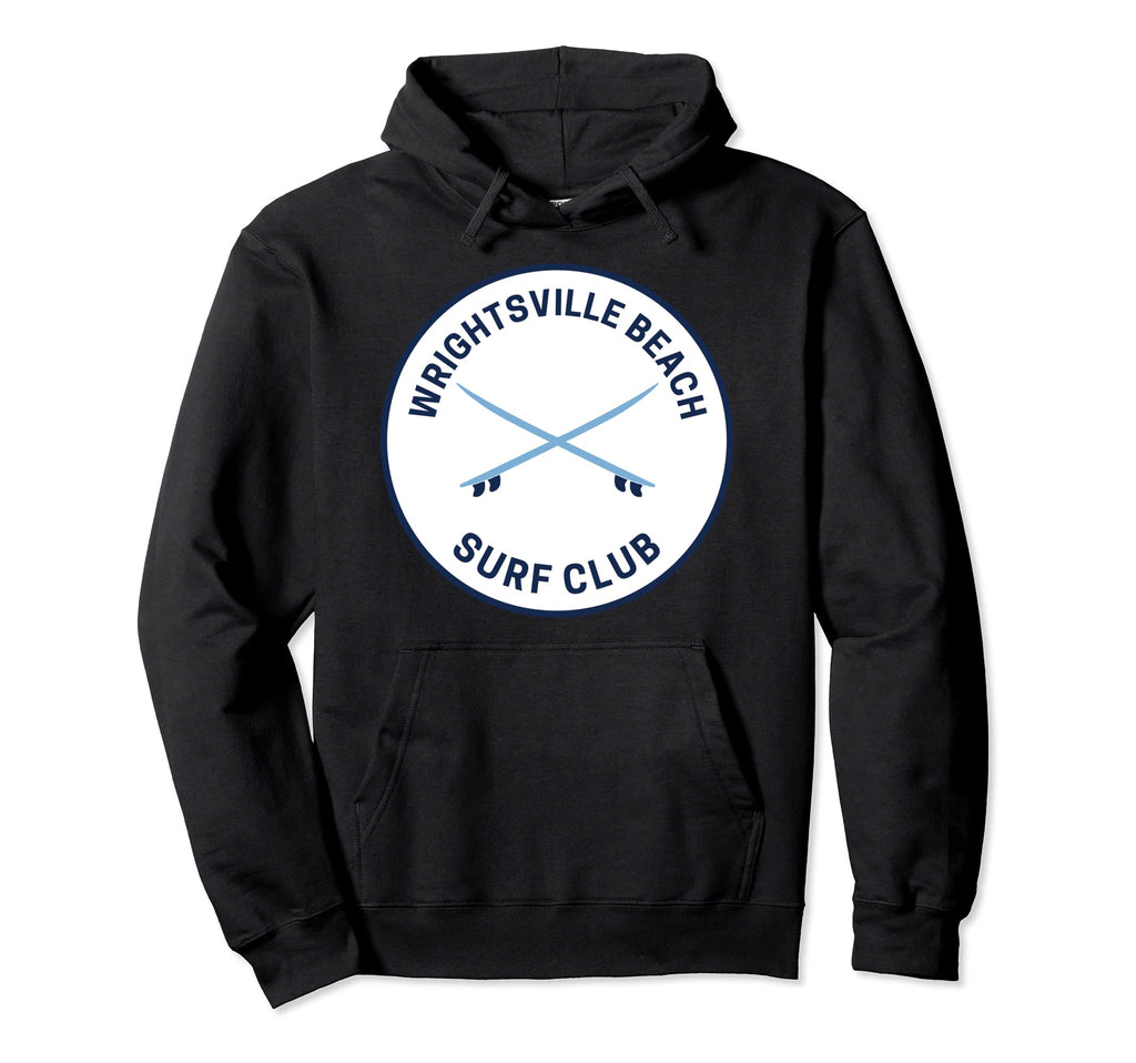 Wrightsville Beach Nc Surf Club Hoodie - Aesthetic Graphic for Adults - T-Shirt, Sweatshirt, Hoodie