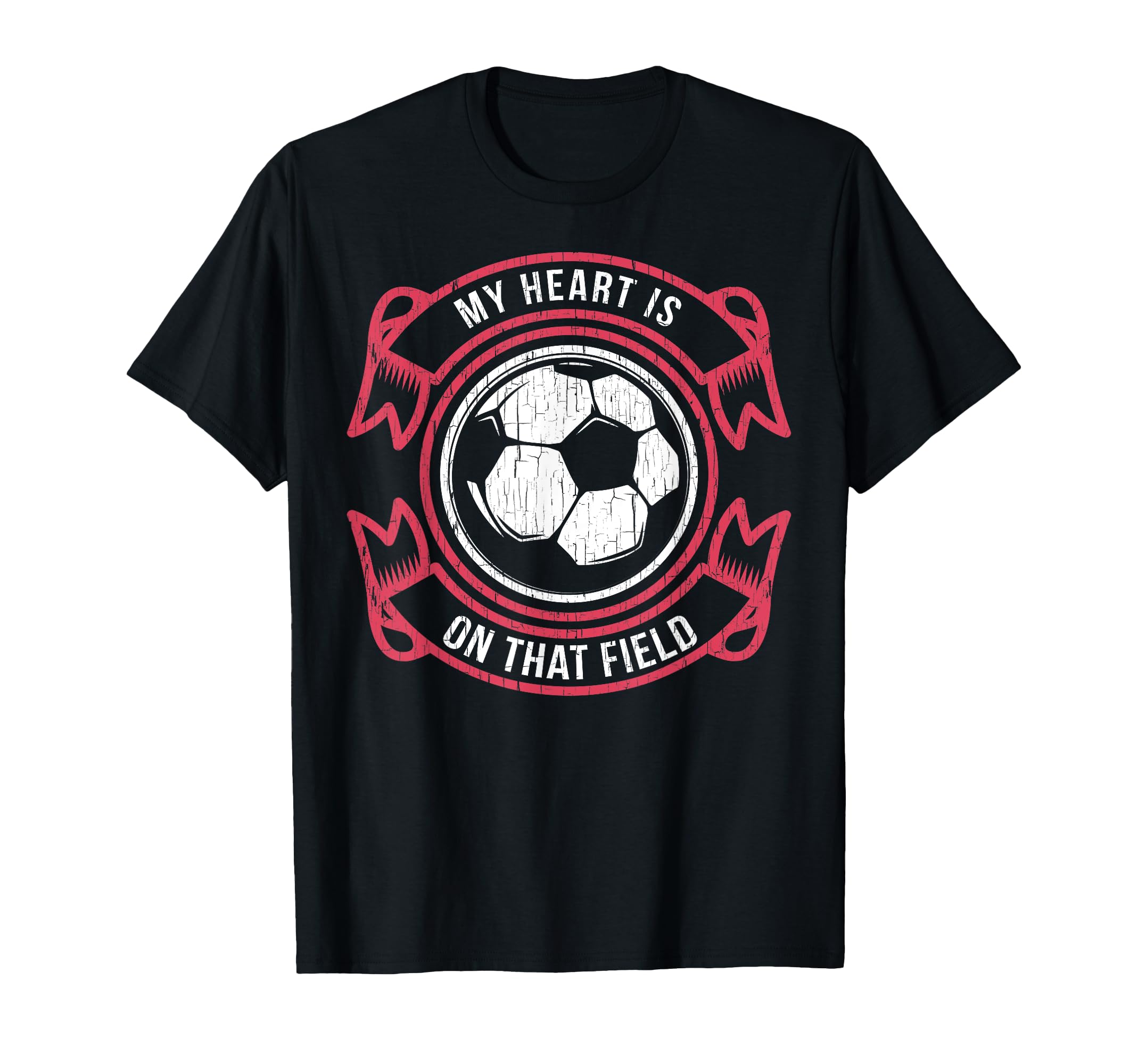 My Heart Is That Field Soccer Mom T-Shirt - Unique Graphic Unisex - T-Shirt, Sweatshirt, Hoodie