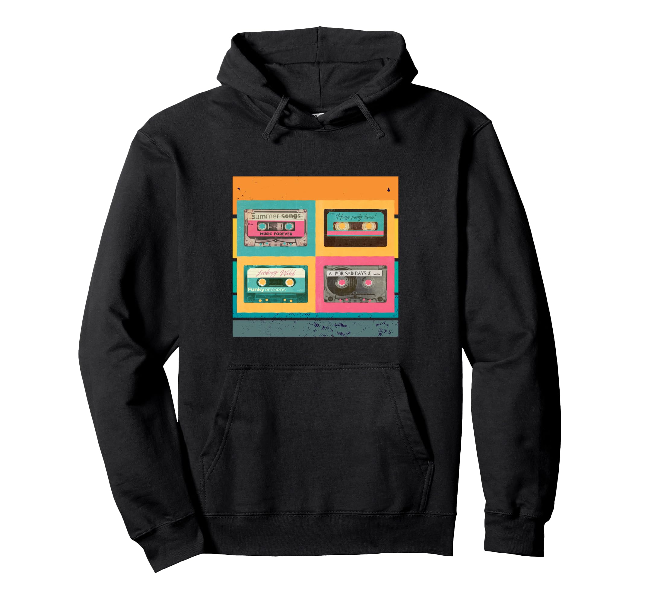 Music Lovers Cassette Good Days Summer Hoodie - Minimalist Print Men Women - T-Shirt, Sweatshirt, Hoodie