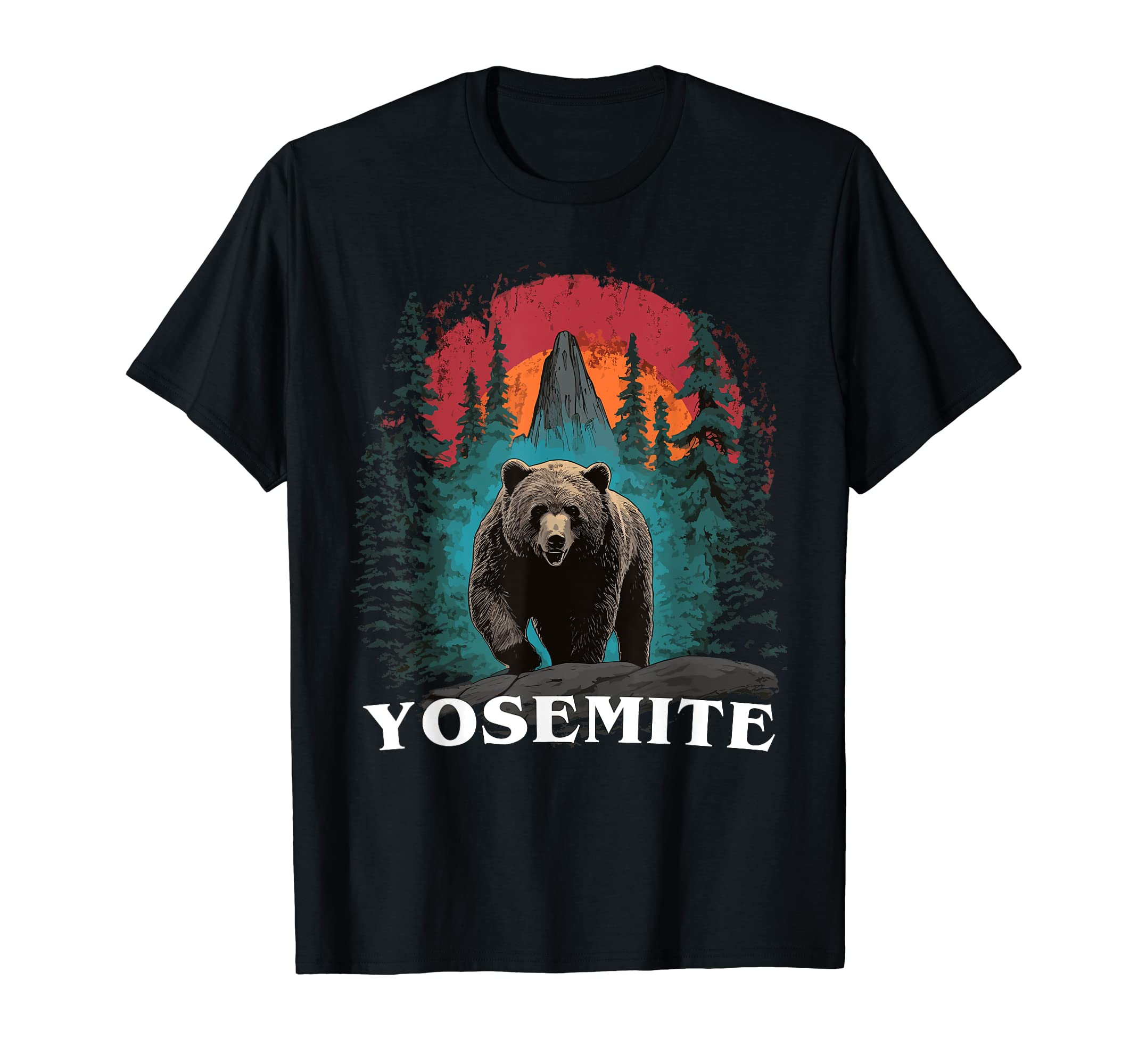 Yosemite Bear Sequoia American National T-Shirt - Streetwear Style Unisex - T-Shirt, Sweatshirt, Hoodie