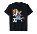 Funny Dabbing Unicorn Fiji Football T-Shirt - Aesthetic Graphic for Adults - T-Shirt, Sweatshirt, Hoodie