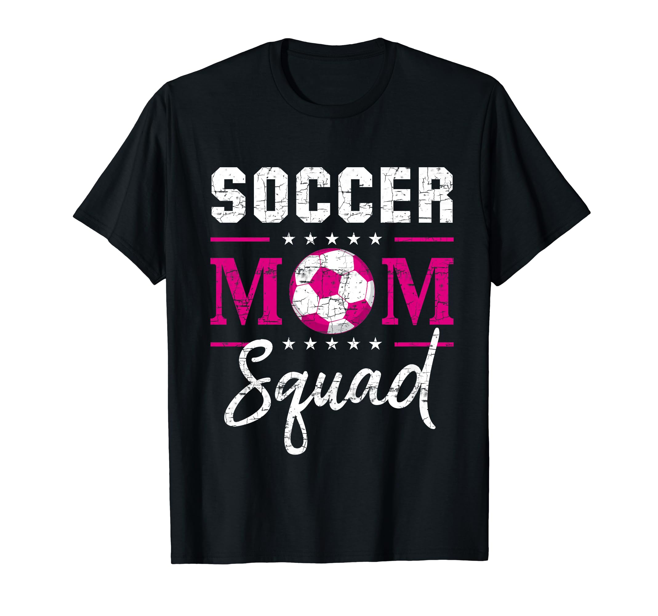 Soccer Mom Squad Soccer Ball Sport T-Shirt - Fun Novelty Design Men Women - T-Shirt, Sweatshirt, Hoodie