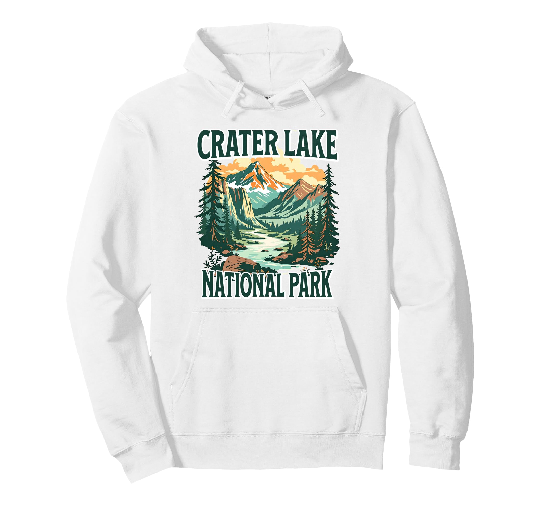 Crater Lake National Park Oregon Sweatshirt - Aesthetic Graphic for Adults - T-Shirt, Sweatshirt, Hoodie