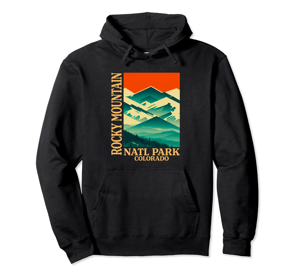 Colorado Rocky Mountain National Park Hoodie - Graphic Print for Adults - T-Shirt, Sweatshirt, Hoodie