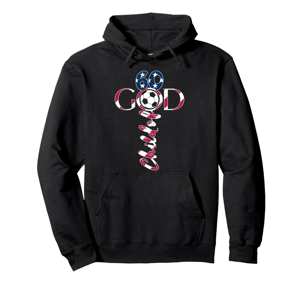 Jesus 60 Years Child God Soccer 60Th Hoodie - Novelty Apparel Men Women - T-Shirt, Sweatshirt, Hoodie