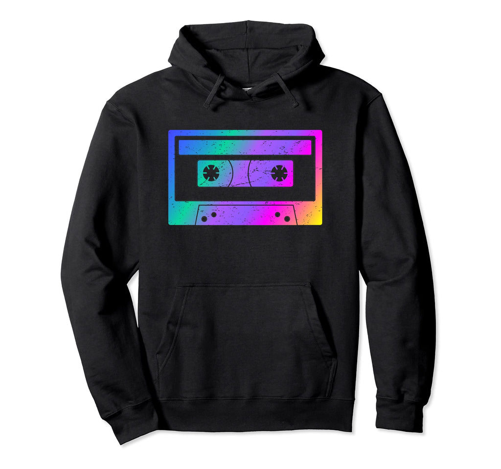 Cassette Tape Rainbow Vaporwave Love 80S Hoodie - Aesthetic Graphic Unisex - T-Shirt, Sweatshirt, Hoodie