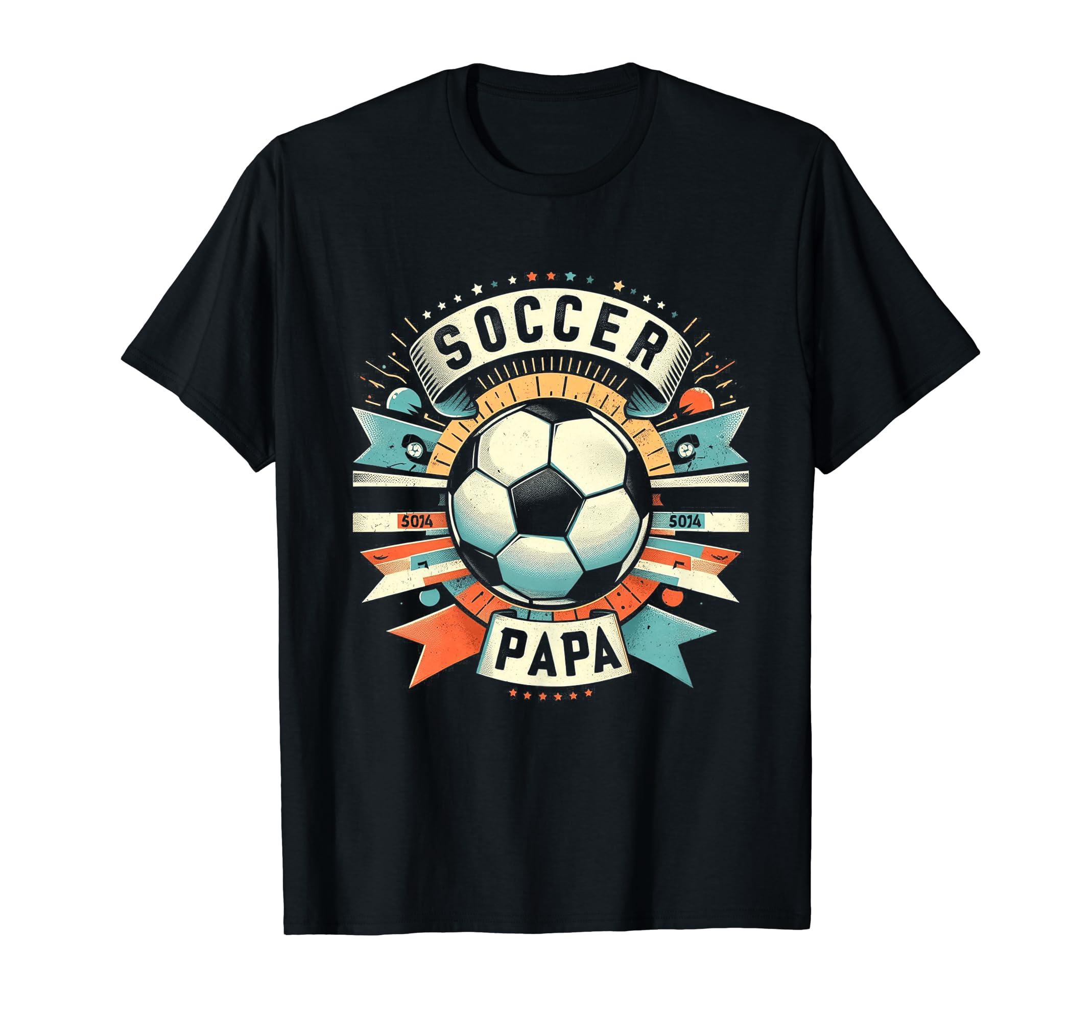 Soccer Papa Family Matching Dad Fathers T-Shirt - Graphic Print for Adults - T-Shirt, Sweatshirt, Hoodie