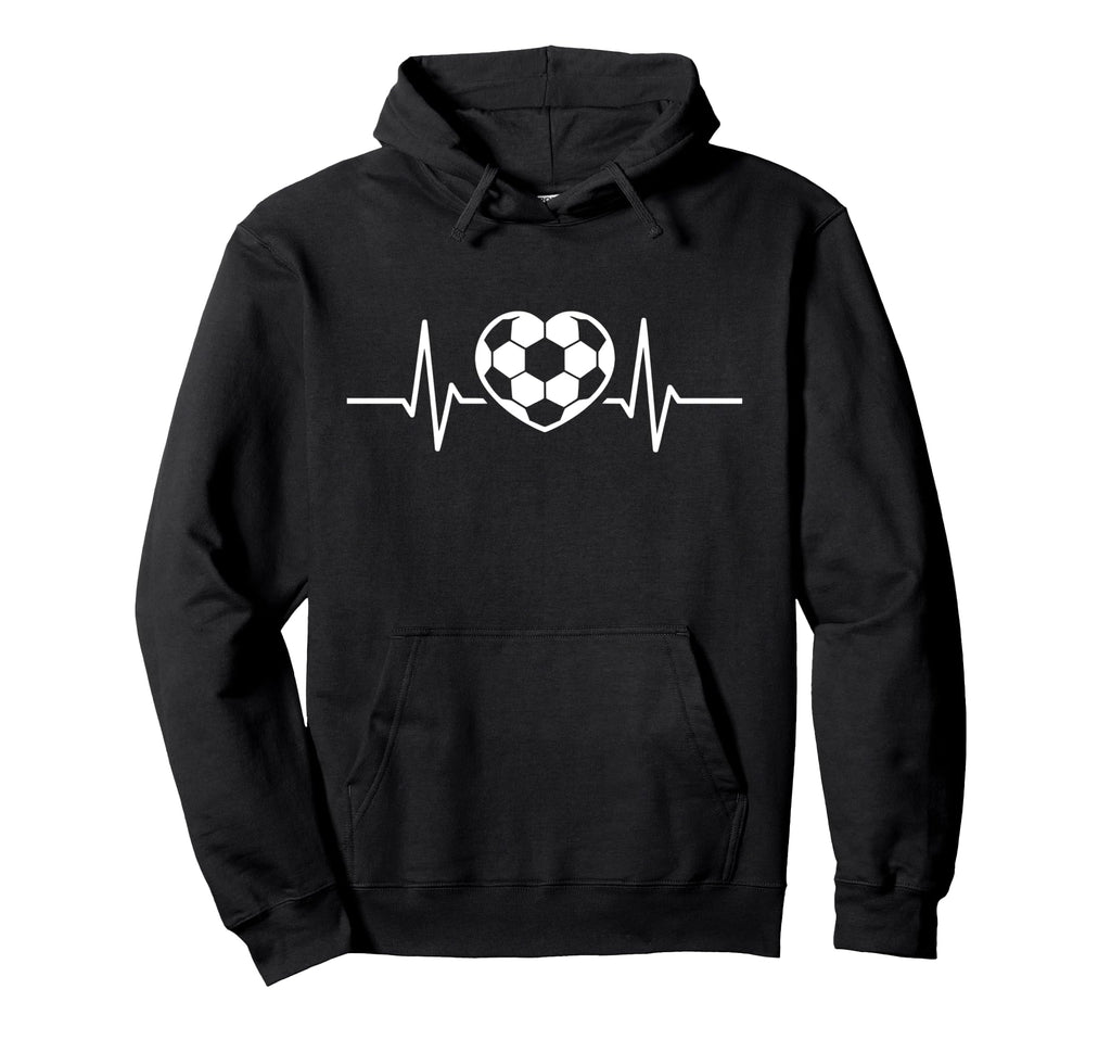 Soccer Heart Drawing Soccer Fans Hoodie - Trendy Graphic Unisex - T-Shirt, Sweatshirt, Hoodie