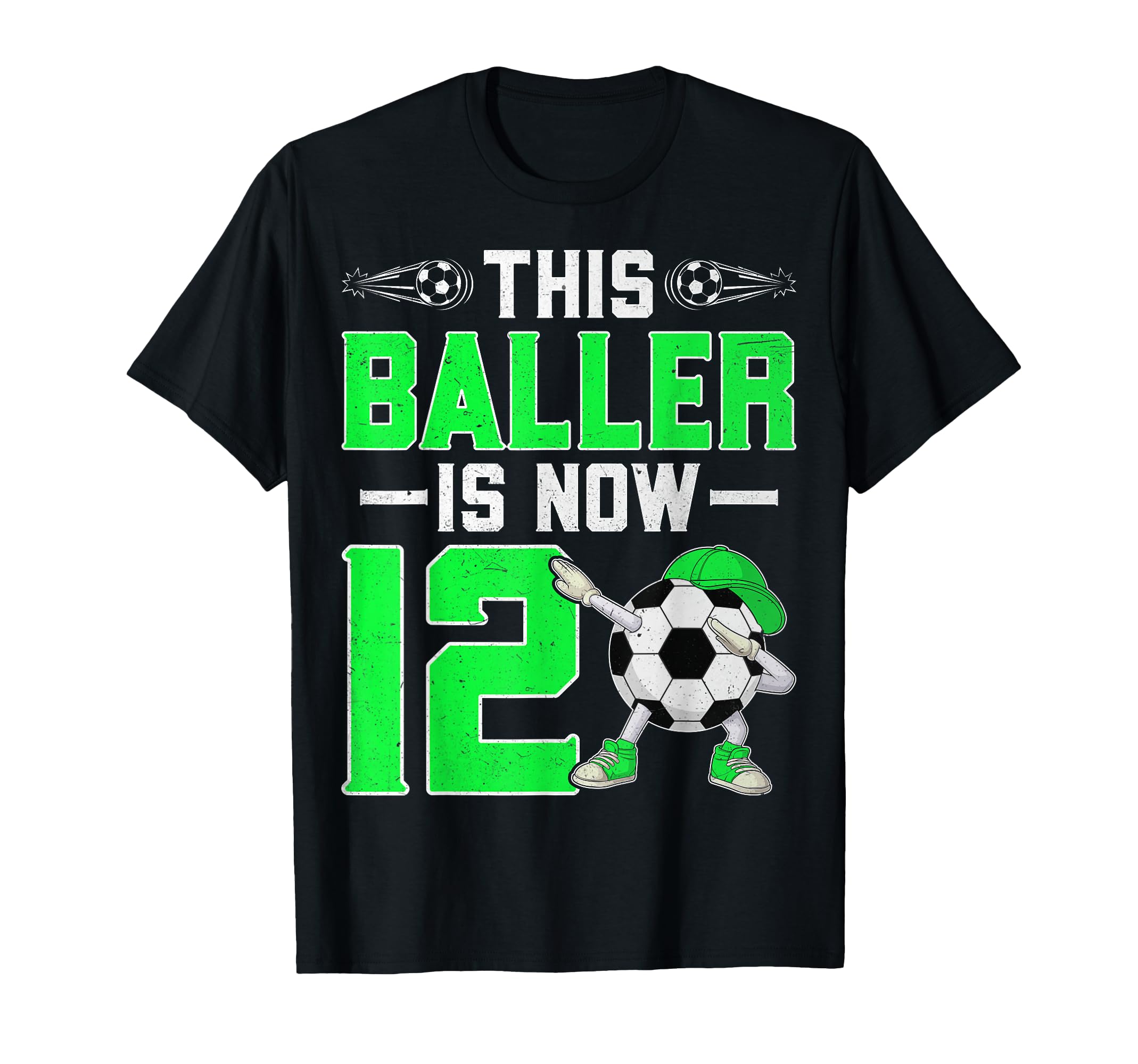 This Baller Is Now 12 Soccer Player T-Shirt - Custom Art Print Unisex - T-Shirt, Sweatshirt, Hoodie