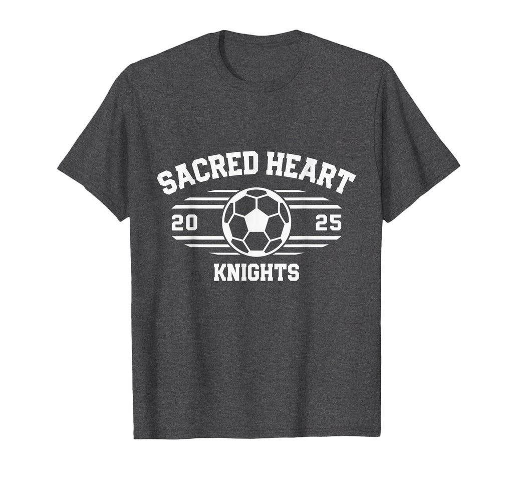 Sacred Heart Knights Soccer Ball T-Shirt - Aesthetic Graphic Men Women - T-Shirt, Sweatshirt, Hoodie