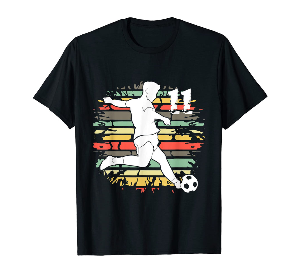 Sunset Soccer Number Eleven T-Shirt - Aesthetic Graphic Unisex - T-Shirt, Sweatshirt, Hoodie