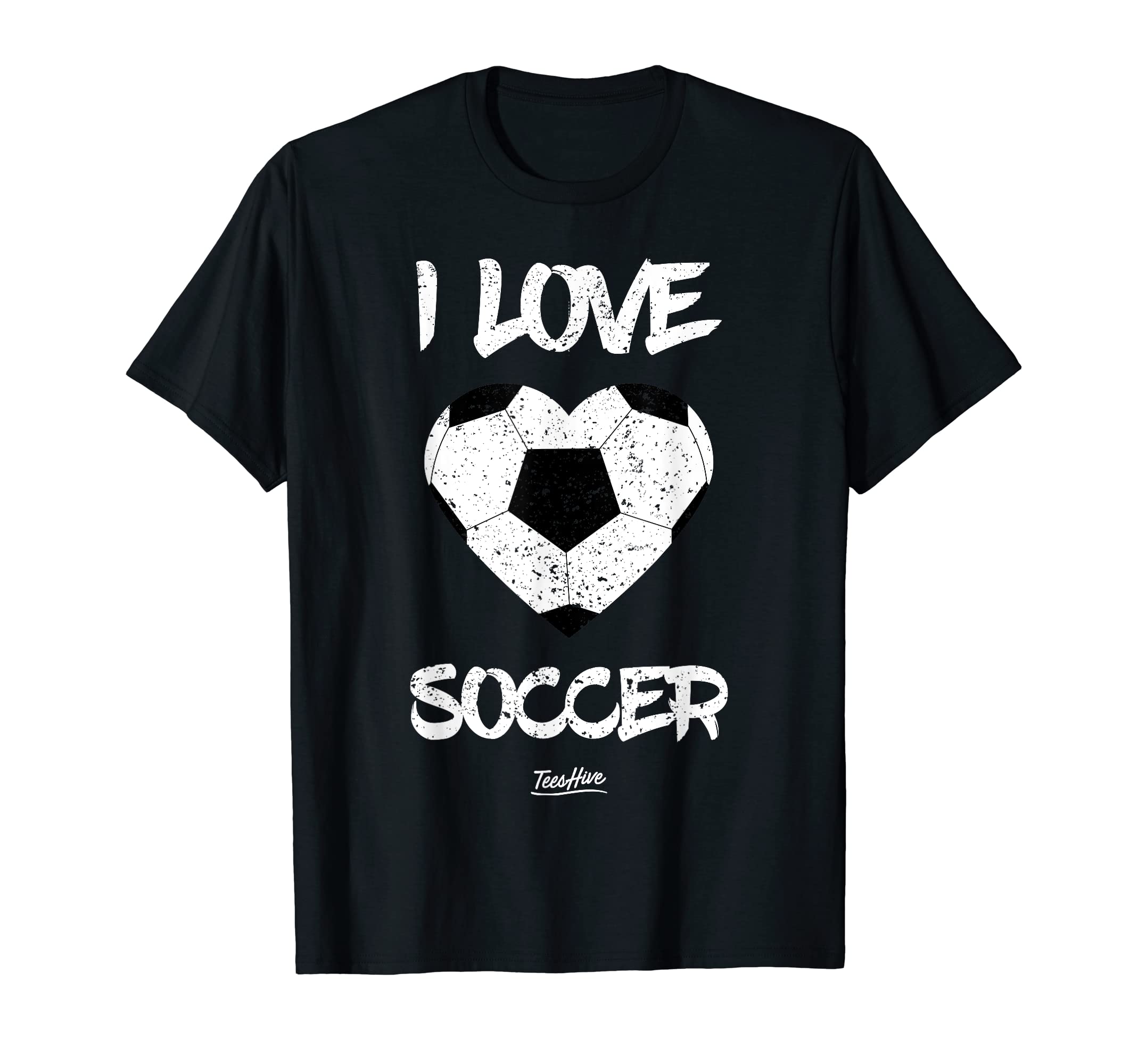 I Love Soccer I Heart Soccer T-Shirt - Trendy Graphic for Adults - T-Shirt, Sweatshirt, Hoodie