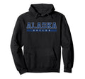 Alaska Soccer Blue Text Hoodie - Unique Graphic Men Women - T-Shirt, Sweatshirt, Hoodie