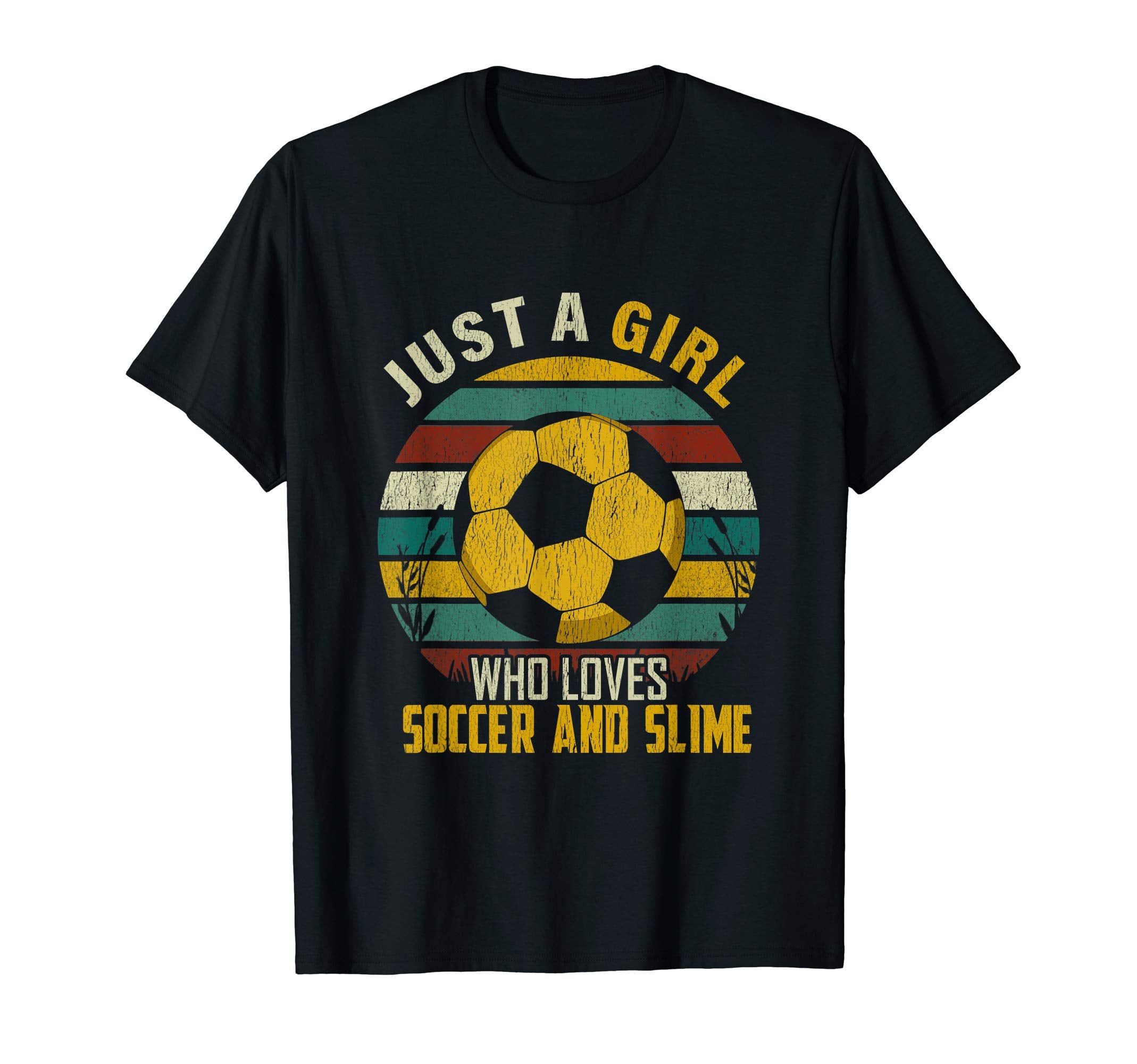 Just Who Loves Soccer And Slime Gift T-Shirt - Novelty Apparel for Adults - T-Shirt, Sweatshirt, Hoodie