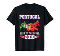 Portugal 2018 Soccer Portuguese Flag Fan T-Shirt - Minimalist Print Unisex - T-Shirt, Sweatshirt, Hoodie