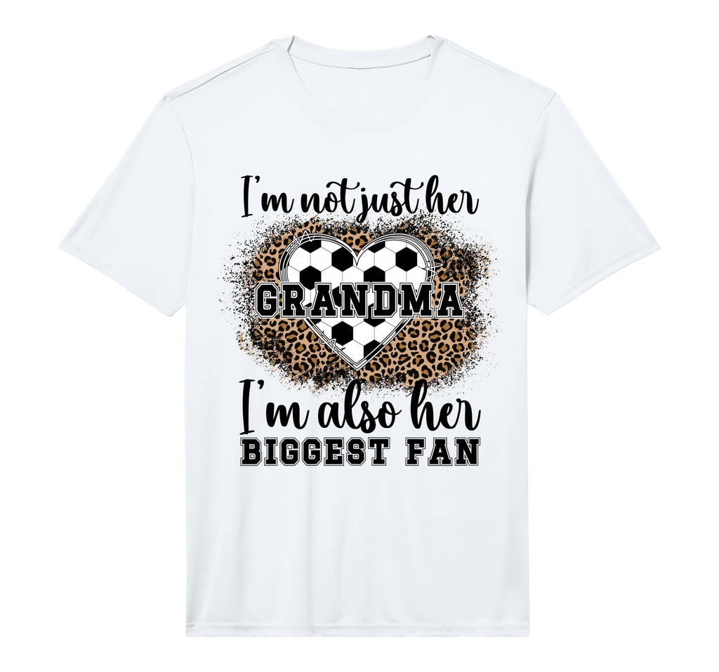 Mens Her Biggest Fan Soccer Grandma T-Shirt - Graphic Print for Adults - T-Shirt, Sweatshirt, Hoodie
