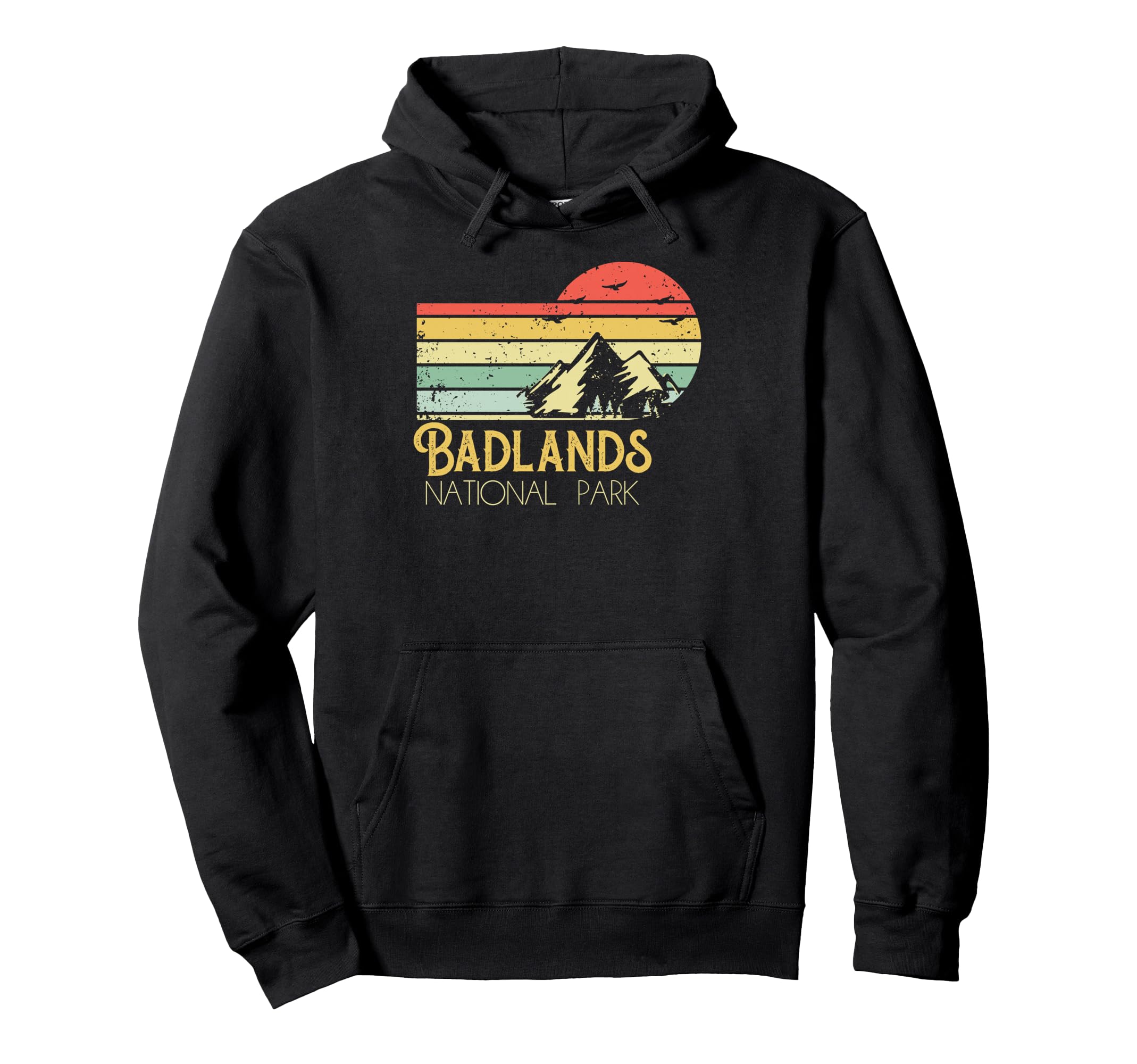 Badlands National Park Outdoor Hoodie - Novelty Apparel Unisex - T-Shirt, Sweatshirt, Hoodie
