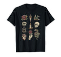 Traditional Tattoo Flash Sheet T-Shirt - Graphic Print Men Women - T-Shirt, Sweatshirt, Hoodie