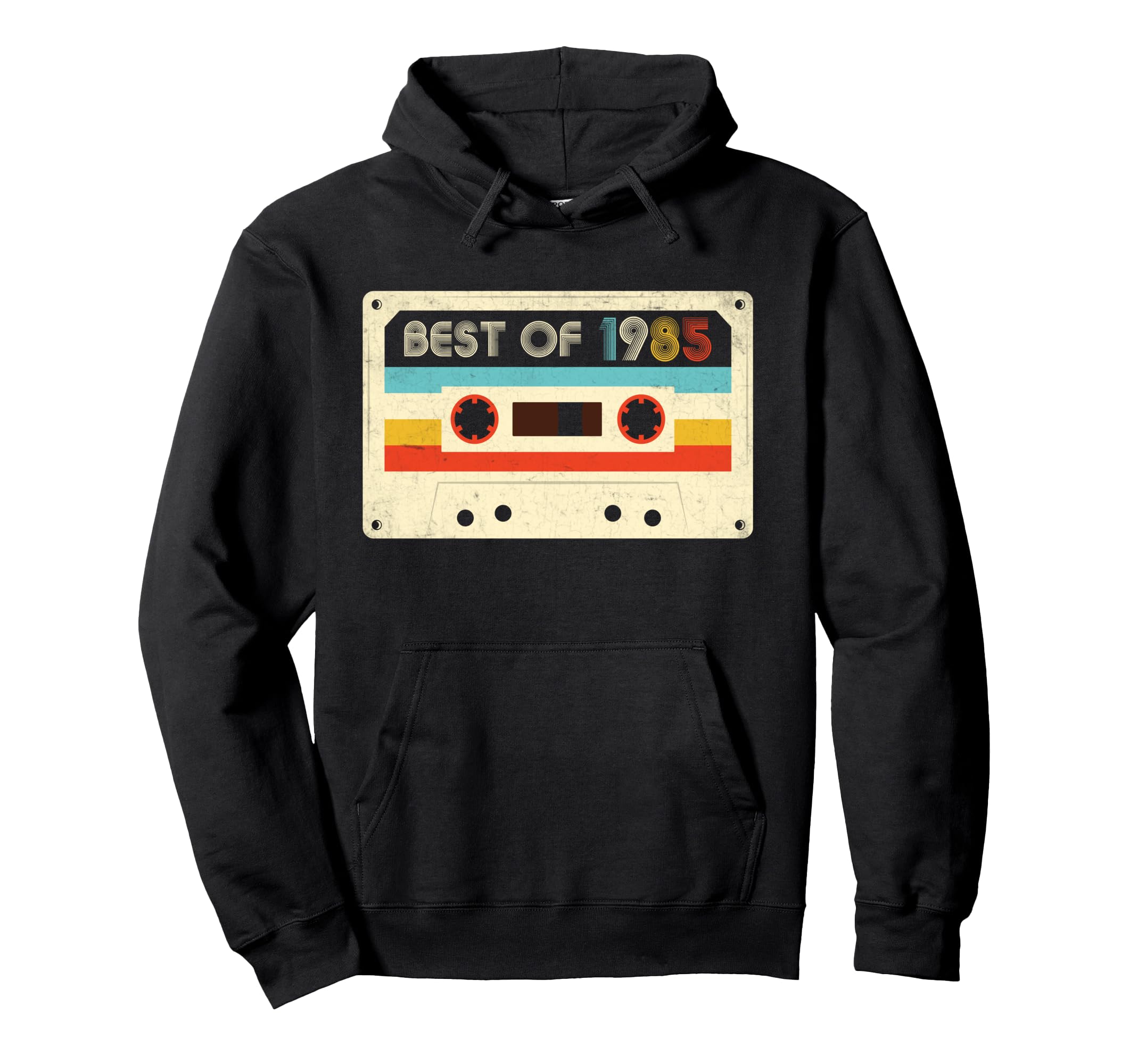 40Th Birthday Gifts Best 1985 Cassette Hoodie - Minimalist Print Unisex - T-Shirt, Sweatshirt, Hoodie