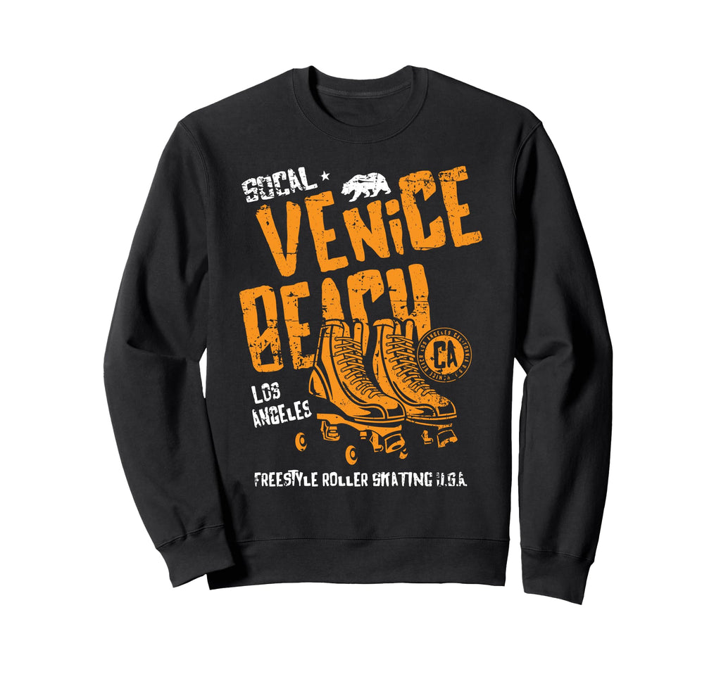 Venice Beach California Roller Sweatshirt - Unique Graphic for Adults - T-Shirt, Sweatshirt, Hoodie