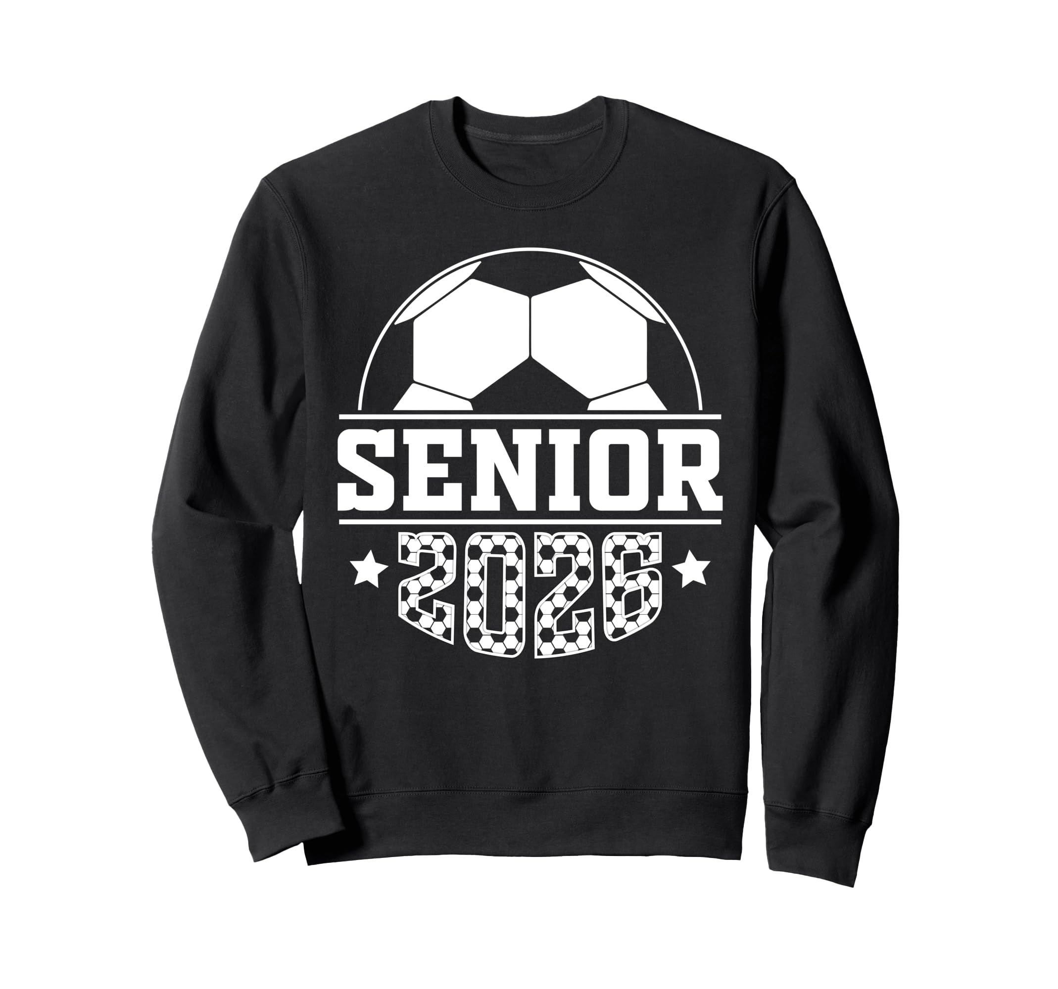 Soccer Senior 2026 Class 26 Senior Sweatshirt - Novelty Apparel for Adults - T-Shirt, Sweatshirt, Hoodie
