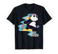 Funny Panda Bear Roller Skates T-Shirt - Fun Novelty Design Men Women - T-Shirt, Sweatshirt, Hoodie