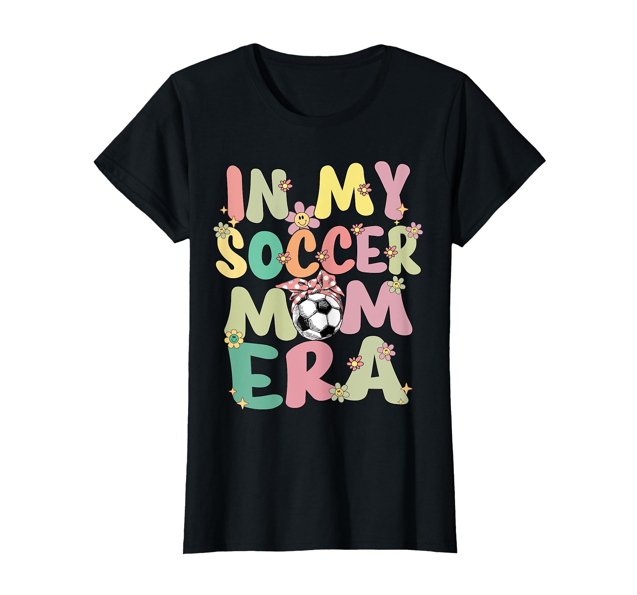 My Soccer Mom Era Groovy Proud T-Shirt - Minimalist Print for Adults - T-Shirt, Sweatshirt, Hoodie