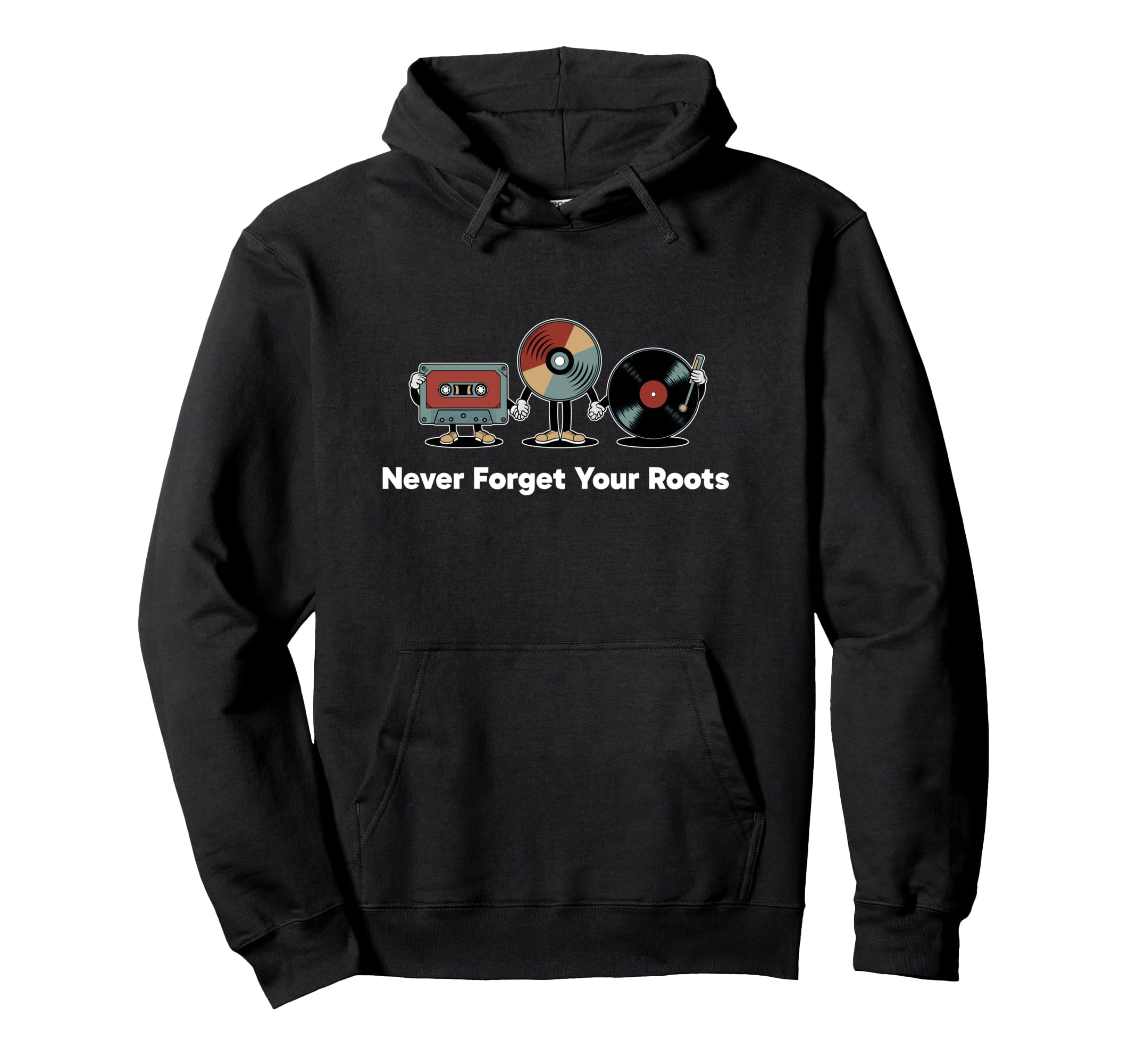 Never Forget Your Root Music Lovers Hoodie - Aesthetic Graphic Men Women - T-Shirt, Sweatshirt, Hoodie