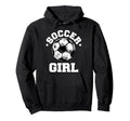 Soccer Funny Soccer Ball Distressed Hoodie - Streetwear Style Unisex - T-Shirt, Sweatshirt, Hoodie
