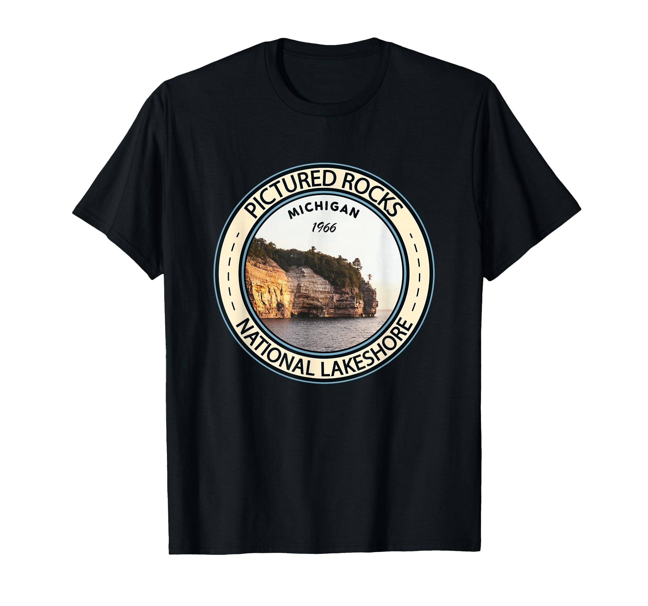 Pictured Rocks National T-Shirt - Casual Everyday Wear for Adults - T-Shirt, Sweatshirt, Hoodie