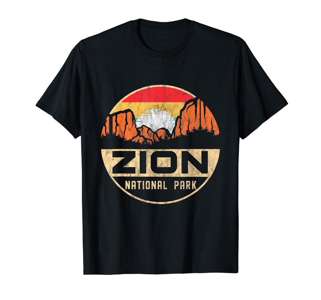 Zion National Park Utah Mountain T-Shirt - Minimalist Print Men Women - T-Shirt, Sweatshirt, Hoodie