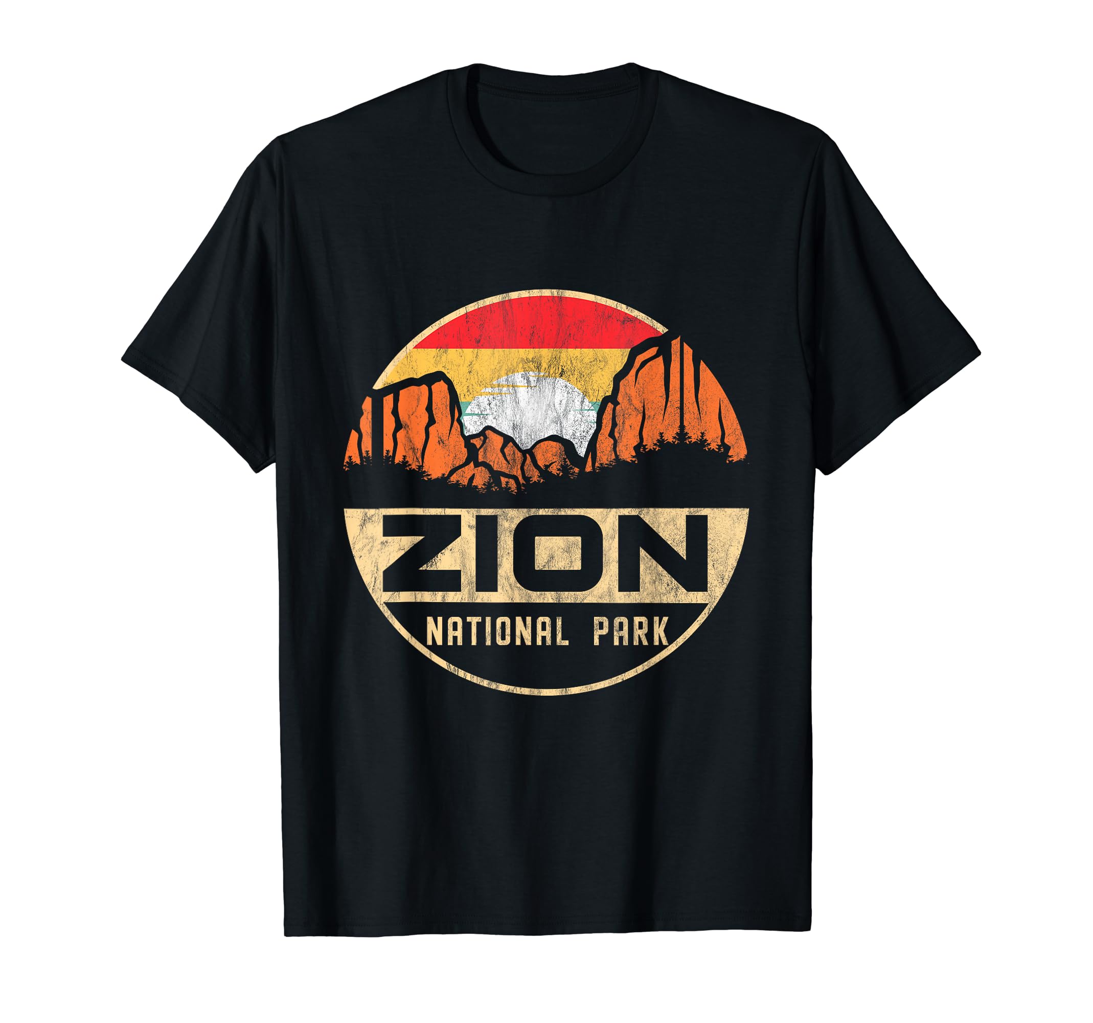 Zion National Park Utah Mountain T-Shirt - Minimalist Print Men Women - T-Shirt, Sweatshirt, Hoodie